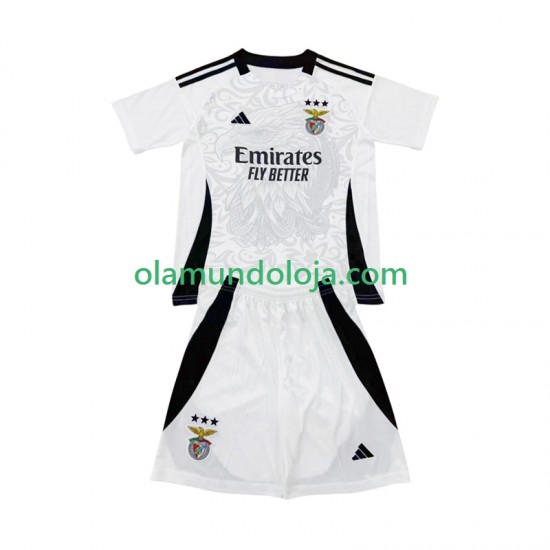 Camisola Benfica Special Criança Equipamento Primeiro 2025 Manga Curta